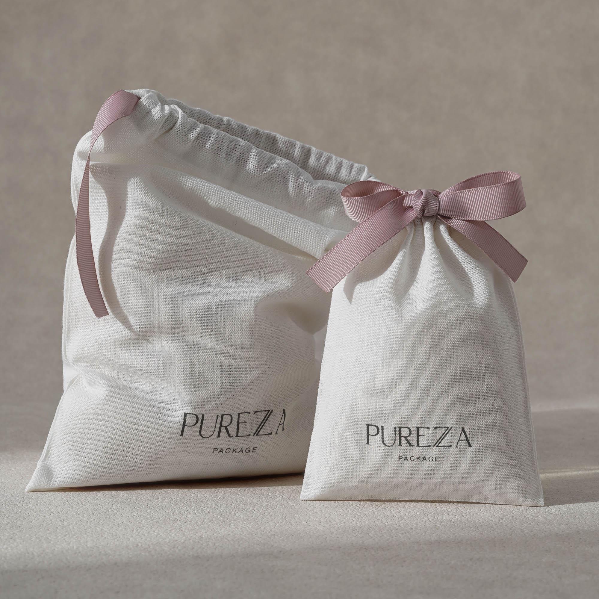 ถุงผ้าฝ้ายแบบมีเชือกผูก เป็นมิ - Luxury Skincare Packaging บทวิจารณ์และราคา