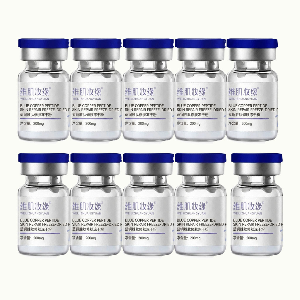 บลูคอปเปอร์เปปไทด์ GHK-CU ผงทอ - Luxury Skincare Brands บทวิจารณ์และราคา