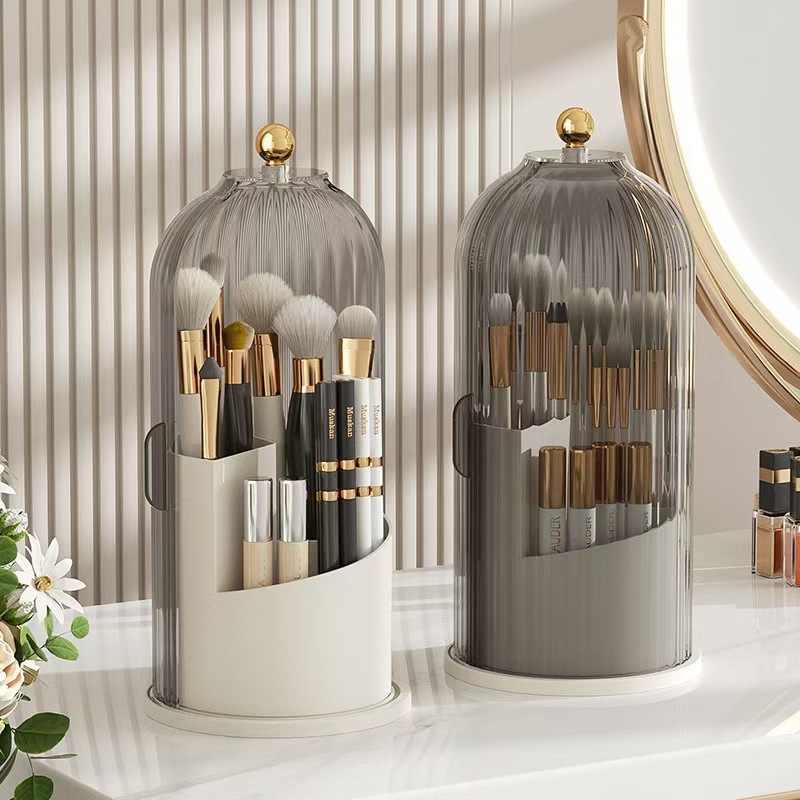 360 °   หมุนผู้ถือแปรงแต่งหน้า - Luxury Skincare And Makeup Brands บทวิจารณ์และราคา