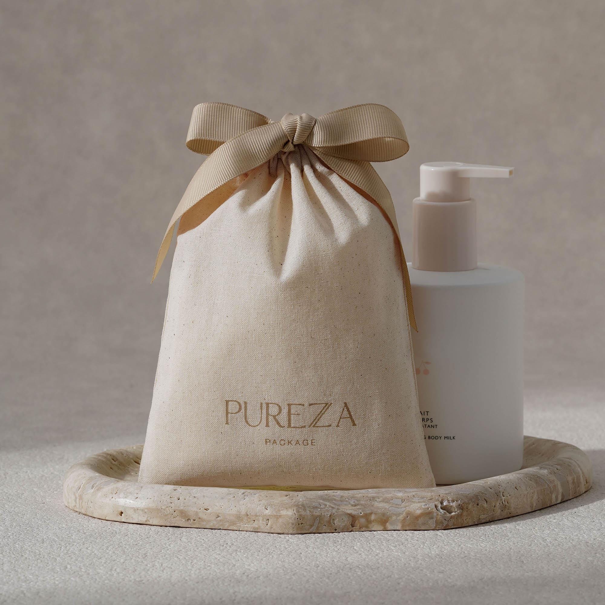 ถุงผ้าฝ้ายธรรมชาติแบบปรับแต่งไ - Luxury Skincare Packaging บทวิจารณ์และราคา